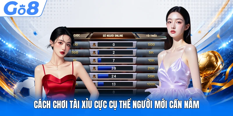 Cách chơi Tài Xỉu cực cụ thể người mới cần nắm