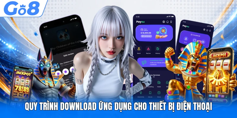 Quy trình download ứng dụng cho thiết bị điện thoại